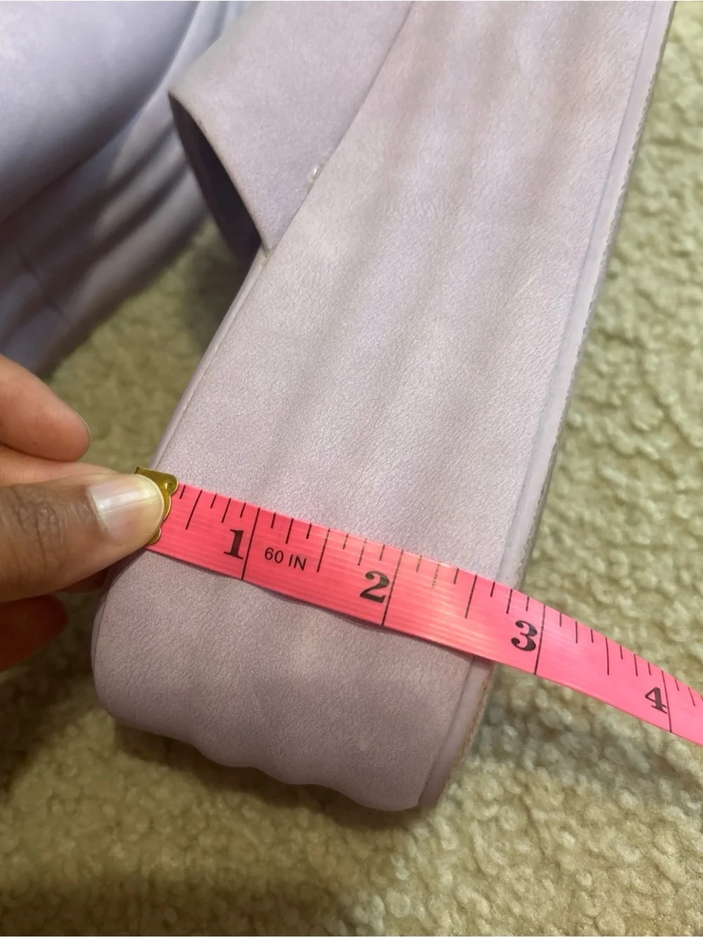 NOBO Lavender Platform Slide Sandals